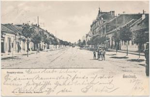 Szolnok, Szapáry utca, kiadja Divald Károly (EK)