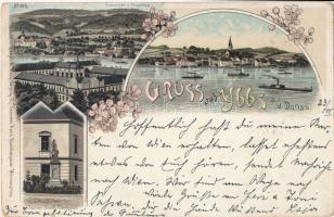 1897 Ybbs an der Donau, litho