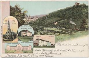 Kőszeg, Római katolikus templom, Víz-gyógyintézet, Laktanya, Róth Jenő kiadása