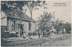 Kiskunlacháza, Gazsó Gábor üzlete és kiadása (EK)