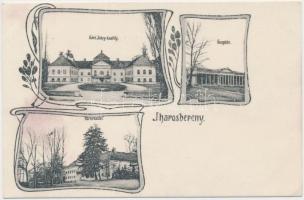 Iharosberény, Báró Inkey kastély, Üvegház, park, Art Nouveau (EK)