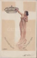 1914 Primo Pellegrinaggio Nazionale Alla Cappella Espiatoria di Monza / first national pilgrimage, Expiatory Chapel, So. Stpl. s: C. Fontana