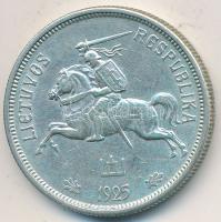 Litvánia 1925. 5L Ag T:2
Lithuania 1925. 5 Litai Ag C:XF