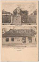 Ságvár, Hősök szobra, Kováts Kálmán vegyeskereskedése és sör és bor kimérése