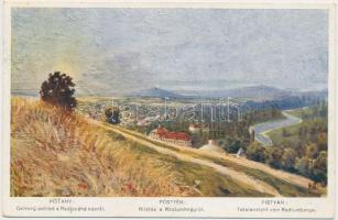 Pöstyén, Kilátás a Rádiumhegyről