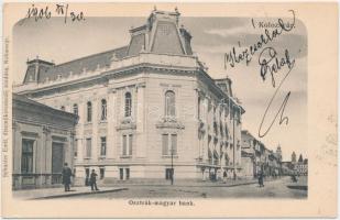 Kolozsvár, Osztrák-Magyar bank, Schuster Ede kiadása / Austrian-Hungarian bank