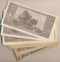 ~100db vegyes magyar bankjegy tétel a pengő és a forint időszakból T:vegyes