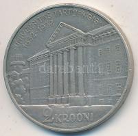 Észtország 1932. 2K Ag "Tartui Egyetem 300. évfordulója" T:2  Estonia 1932. 2 Krooni Ag "Tercentenary - University of Tartu" C:XF  Krause KM#13