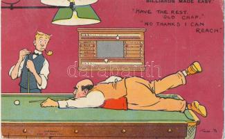 Billiards made easy Serie 2578, humour s: Tom B.