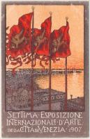1907 Venice, Venezia; VII. Esposizione Internazionale d'Arte della Citta di Venezia / International art exhibition litho