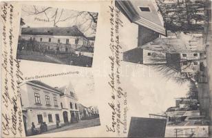 Feldkirchen an der Donau, Pfarrhof, Karis Gemischtwarenhandlung / rectory, shop (EK)