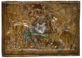 Németország DN "Weissbronze" Cu plakett (100x138mm) T:2-
Germany ND "Weissbronze&quot...