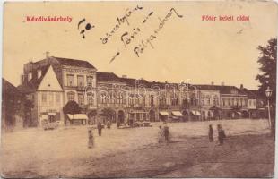 Kézdivásárhely, Főtér, Szőcs János, Dávid Antal, Jancsó Gyula üzletei, Turóczi István kiadása / Main square, shops