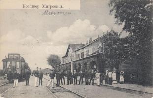 Szávaszentdemeter, Mitrovica; vasútállomás / railway station