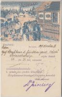 1898 Dr. Heidelberg-féle Tinctoral olajfesték reklám; Pannónia nyomda