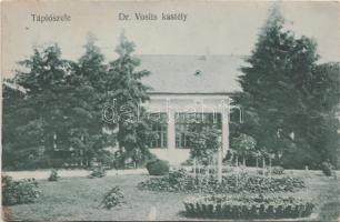 Tápiószele, Dr. Vosits kastély, Dobozy Sándor kiadása (fa)