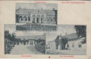 Tibolddaróc, Bottlik kastély, Halasy kastély, Gróf Péchy kastély