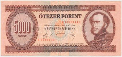 1990. 5000Ft "H" T:III