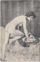 Erotic card, 'Künstler Akt-Studie' (non pc)