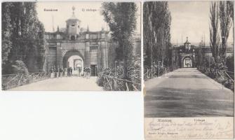 Komárom - 2 db régi képeslap / 2 old postcards