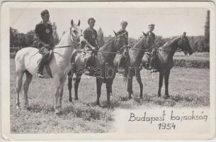 1954 Budapest bajnokság / Budapest horse race, photo