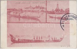 Bangkok, Siam the royal barges
