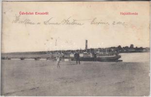 Ercsi, hajóállomás (ázott / wet dagame)