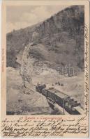 Cuha-völgye, vasúti sín, gőzmozdony