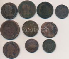 10db klf vegyes krajcár tétel