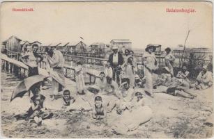 Balatonboglár, Homokfürdő, kiadja Fischl Jakab és fiai (EB)