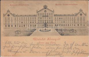 Kőszeg, Katonai alreáliskola, kiadja Róth Jenő (EK)