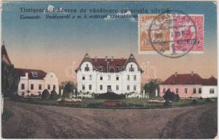 Temesvár, Vadászerdő a magyar királyi erdészeti szakiskolával / hunting forest, forestry school (EB)