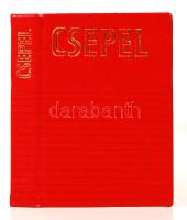Csepel 1945-1975. Minikönyv, kiadói aranyozott műbőr kötés, színes fotókkal illusztrált, jó állapotban.