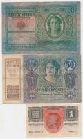 1912. 100K + 1913. 20K + 1914. 50K + 1915. 10K + 1916. 1K + 1917. 2K mindegyik felülbélyegzés nélkül...