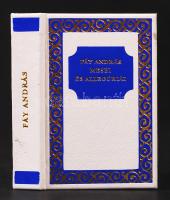 Fáy András meséi és allegóriái az 1853. évi kiadásból. Minikönyv, kiadói aranyozott műbőr kötés, jó állapotban.