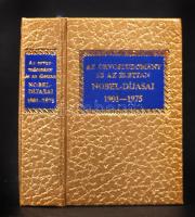 Az orvostudomány és az élettan Nobel-díjasai 1901-1975. Bp., 1976, Medicina. Minikönyv, kiadói aranyozott kartonált kötés, jó állapotban.
