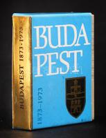 Budapest 1873-1973. Bp., 1972, Kossuth. Minikönyv, kiadói aranyozott műbőr kötés, illusztrált, jó állapotban.