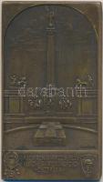 Berán Nándor (1889-1965) 1914-1918. "Országos Frontharcos Szövetség Auto- és Motorsport Osztálya" Br plakett (41x73mm) T:2 hátlapon forrasztásnyom Hungary Nándor Berán (1889-1965) 1914-1918. "Car and Motorsport Division of Hungarian Front-Fighters Association" Br plaque (41x73mm) C:XF soldering mark on the backside