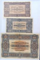 1913-1923. 20f-1000K 22db-os Korona tétel T:vegyes