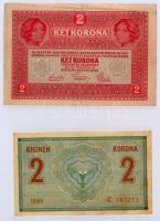 1913-1923. 20f-1000K 22db-os Korona tétel T:vegyes