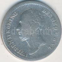 Hollandia 1849. 10c Ag "II. Vilmos" T:2-,3
Netherlands 1849. 10 Cents Ag "William II&...