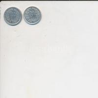 Hollandia 1919-1941. 10c Ag (2x) T:2 Netherlands 1919-1941. 10 Cents Ag (2x) C:XF