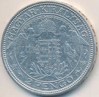 1933. 2P Ag "Madonna" T:2- Unger: 1511., Adamo P7.