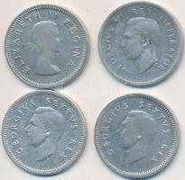 Dél-Afrika 1943-1956. 3P Ag (4x) T:2,2-
South Africa 1943-1956. 3 Pence Ag (4x) C:XF,VF