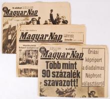 1947-1949 A Magyar Nap c. újság 3 db száma