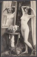 cca 1920 Akt fotó / erotic photo 9x14 cm