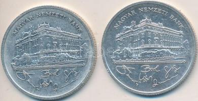 1992. 200Ft Ag "MNB" (2x) T:2