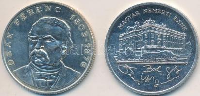 1992-1994. 200Ft Ag (2x) "MNB" + "Deák" T:2