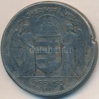 1930. 5P Ag "Horthy-jobbra" T:3 ph Adamo P8