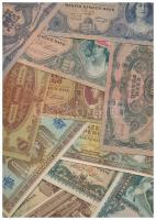 1945-1946. 50db vegyes pengő bankjegy T:vegyes